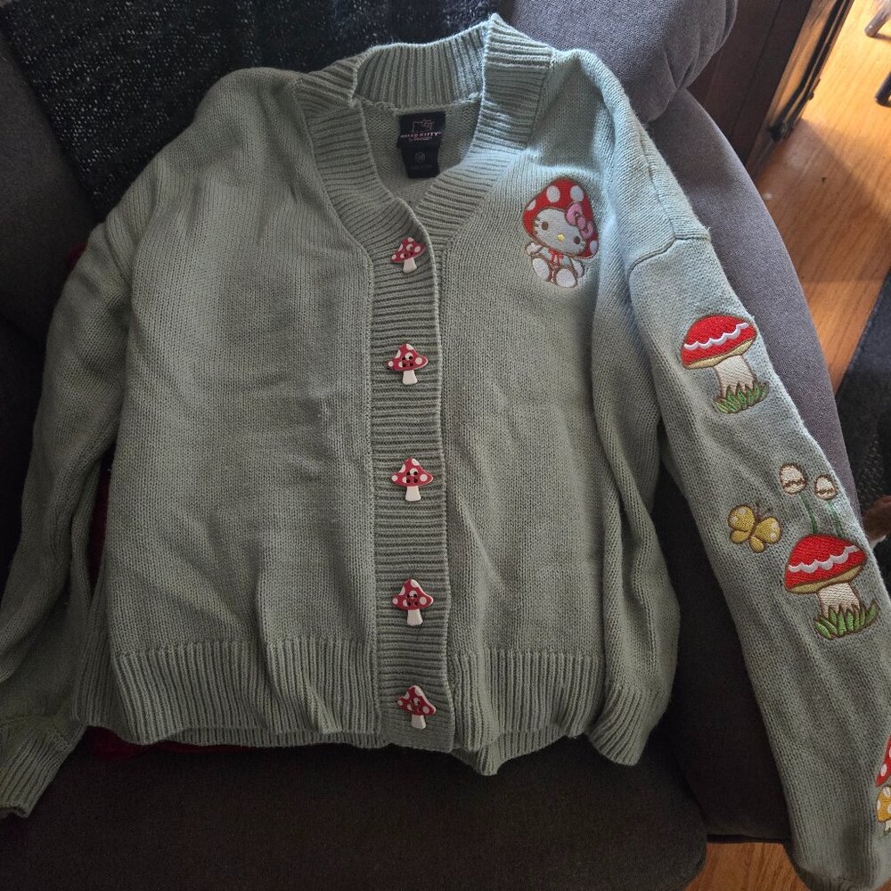 Hello Kitty mushroom sweater
